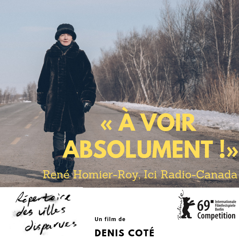 Répertoire des villes disparues Quebec Denis Côté. Canada 2019